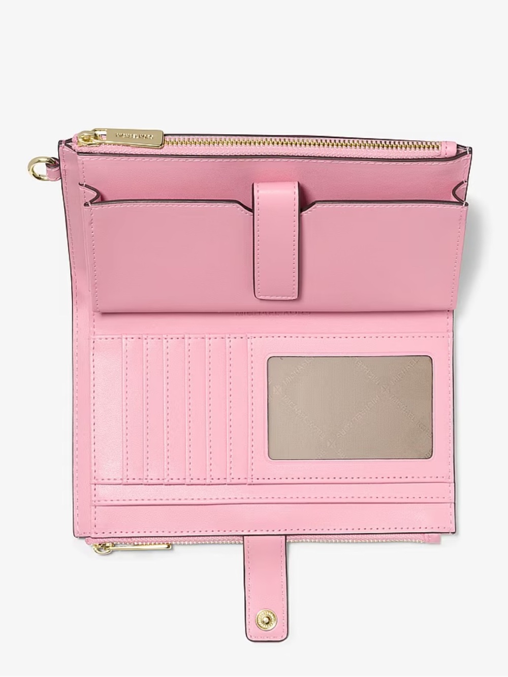 MICHAEL KORS JST Lg Double Zip Ombré Signature Logo Wristlet Phone
Carnation
NWT - Picture 2 of 16